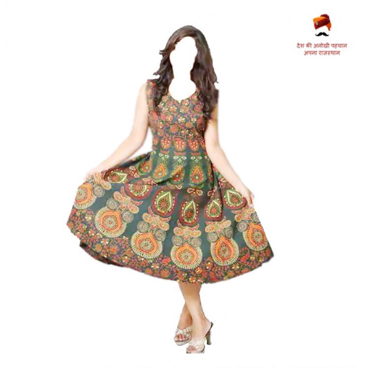 Ladies Rajasthani Short Frock