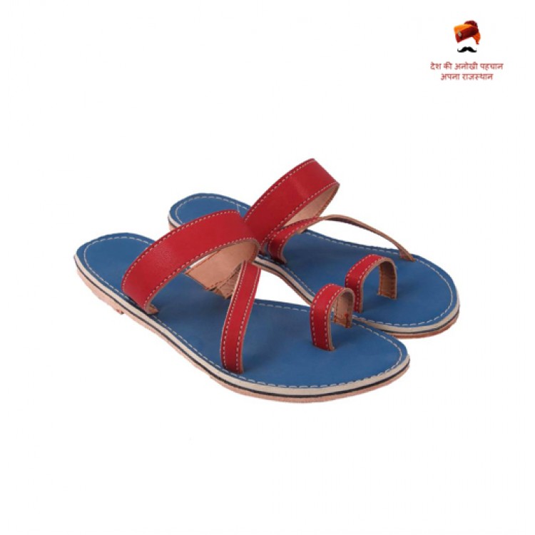 Rajasthani-Fashion Women Blue Flats