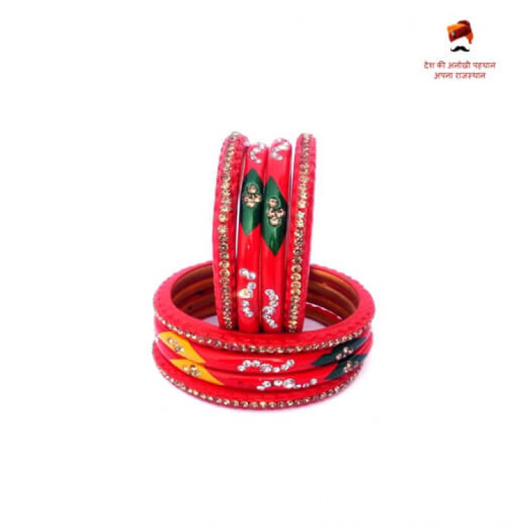 Rajasthani Lac Bangle/ Patla Chudi Set