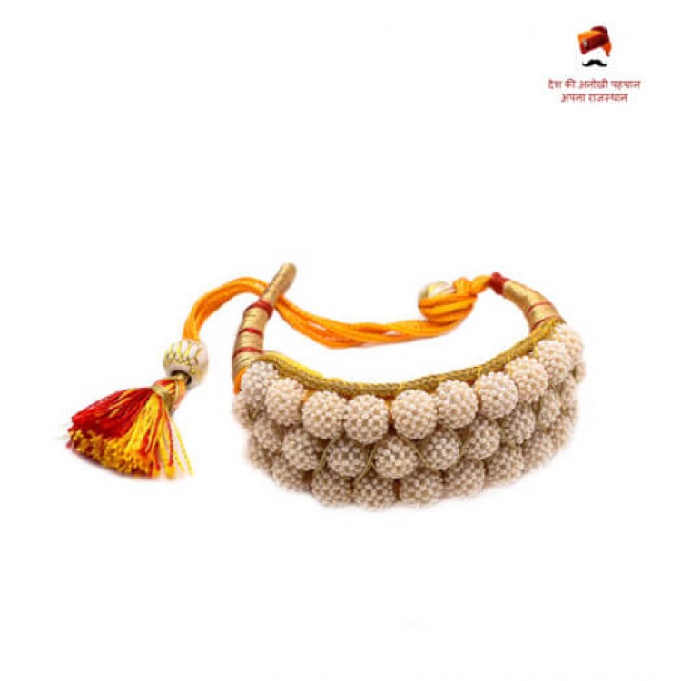 Rajasthani Woven Pearl Bracelet