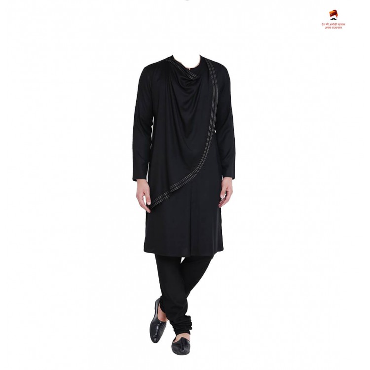 Rayon Cowl Neck Kurta 