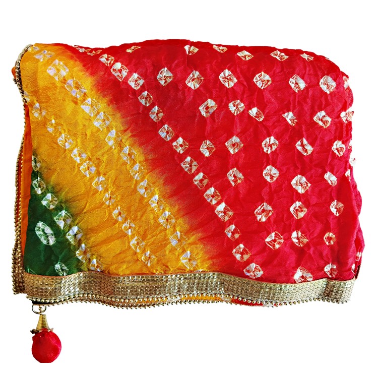 Jaipur Rajasthani Fashion Women's Traditional Bandhani Bandhej Dupatta For Women's/Girl's (Multi Combo Dupatta)
